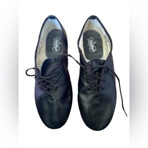 Revolution Dancewear Premium Split Sole Jazz Shoe - Black Size 8AD  M